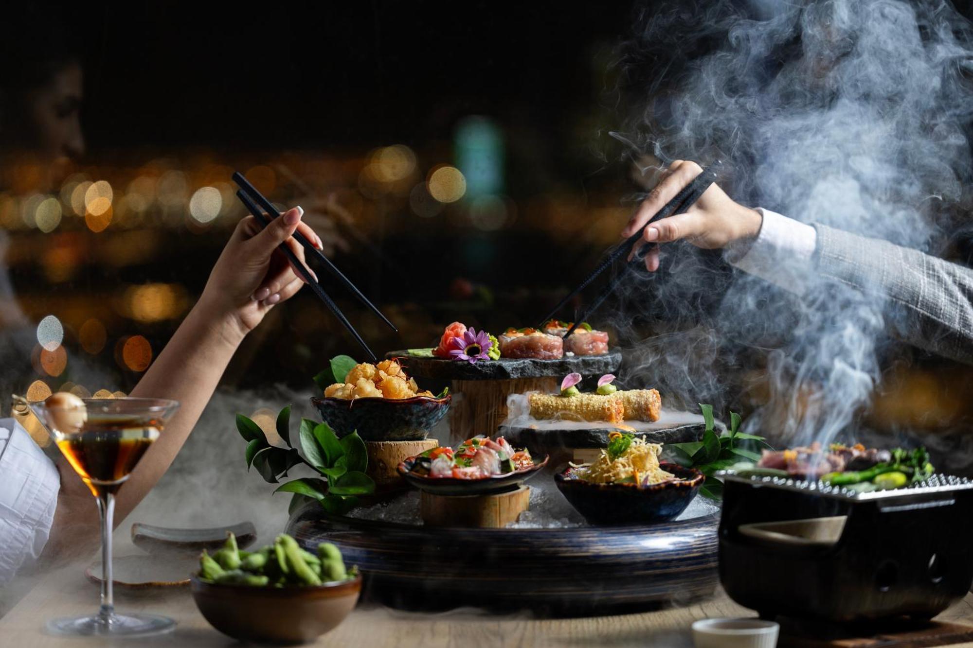 Park Hyatt Doha Exterior foto A selection of dim sum